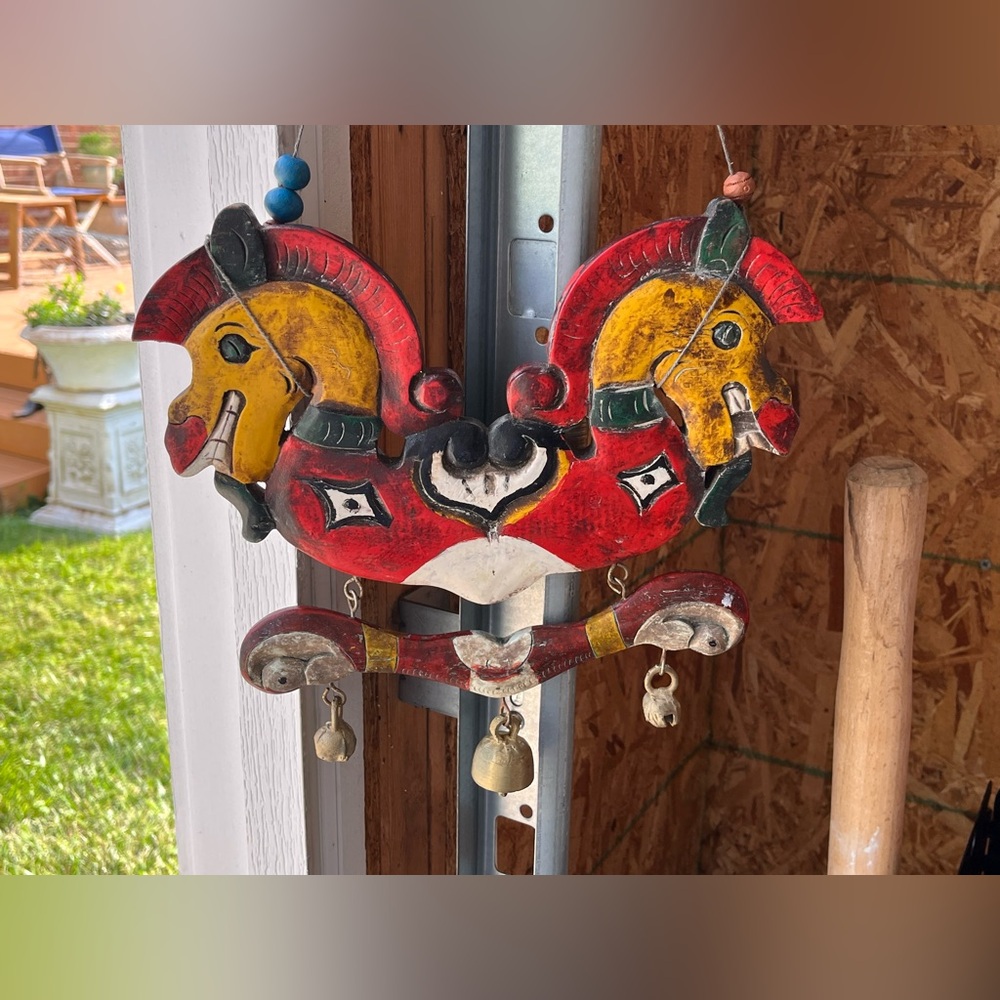 Antique Horse Theme Bell Chime